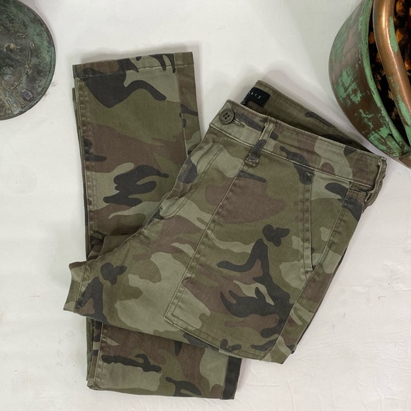 camo twill pants